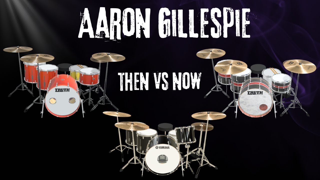 Aaron Gillespie: Then Vs Now | 3 Iconic Drum Setups (Underoath)