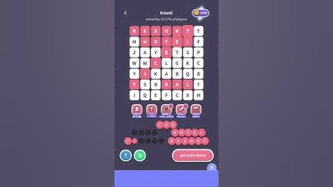 Word Whizzle Search TRAVEL LEVEL 145