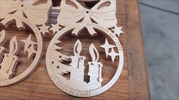 CNC Makes Christmas Ornament 2022