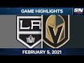 NHL Game Highlights | Kings vs. Golden Knights - Feb. 5, 2021