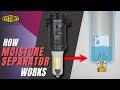 How moisture separator works  how auto drain system works  airmax pneumatics ltd