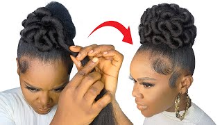 Quick And Easy Hairstyle Using Braid Extension