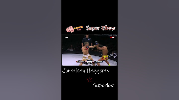 Superlek Super Elbow | Jonathan haggerty vs superlek #onechampionship #Burmese Fist