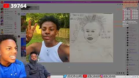 iShowSpeed😂 Reacts To His Fan Art!? with his brother Jamal *FUNNY*🔥