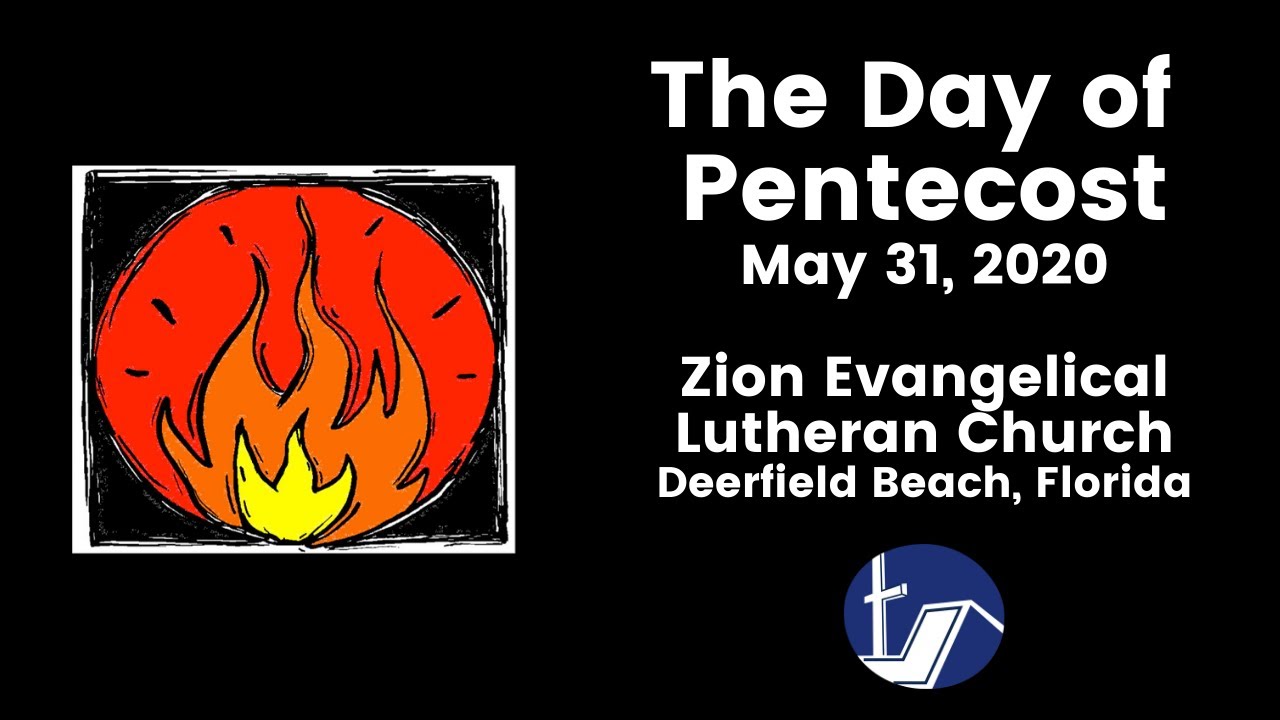 Day of Pentecost - May 31, 2020 - YouTube