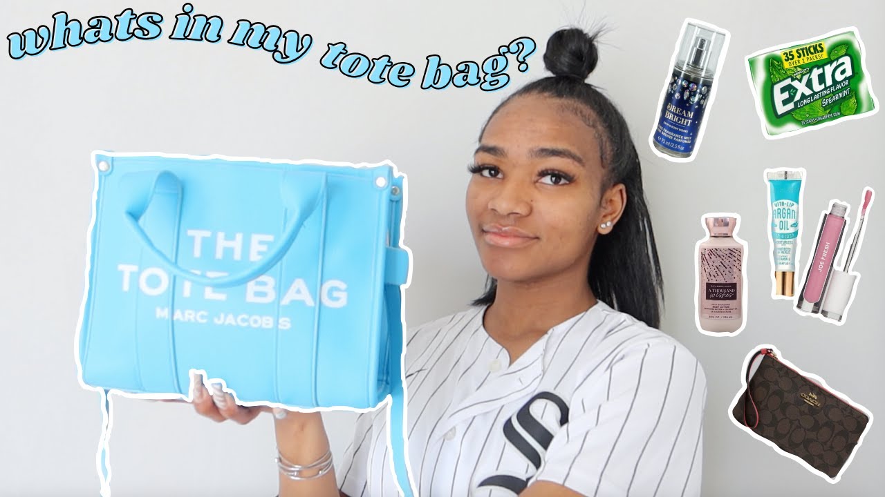 WHATS IN MY TOTE BAG? | Marc Jacob | Purse Essentials - YouTube