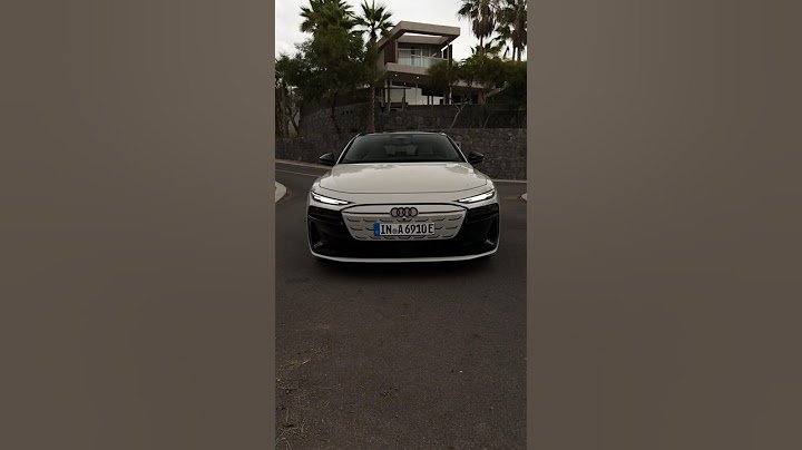 The all new Audi A6 e-tron Avant!