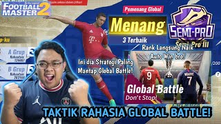 TAKTIK RAHASIA AUTO WIN DI GLOBAL BATTLE JANGAN BILANG SIAPA-SIAPA YA! - FOOTBALL MASTER 2 INDONESIA screenshot 1