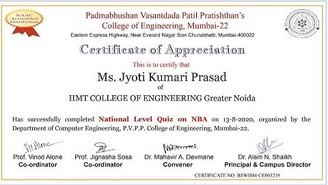 National level online quiz on NBA |Free E-certificate within 2 minutes |online quiz on NBA