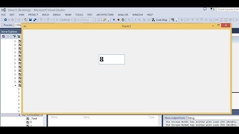 How to use timer in c# visual studio