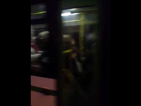 Автобус 284 учебный и 857 обычный на остановке станция метро Речной вокзал