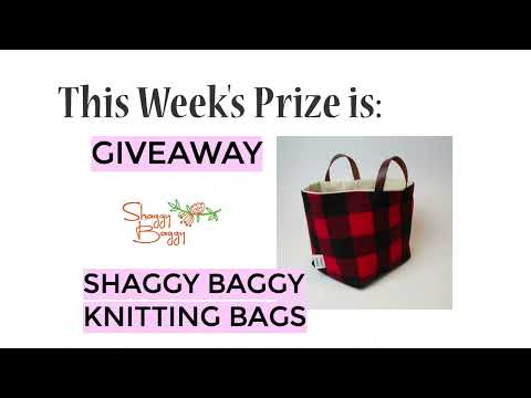 Winners Announced! Shaggy Baggy Knitting Bags Giveaway