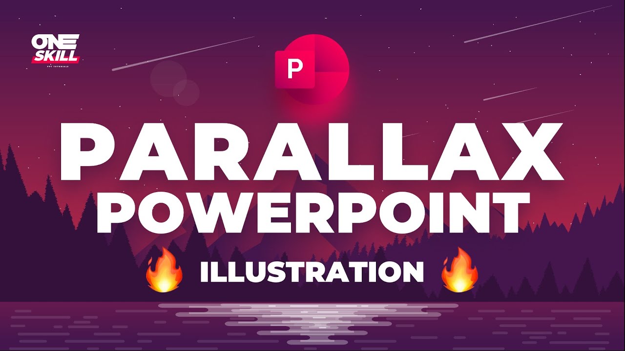 How To Create Parallax Effect in PowerPoint 🔥 Animated Illustration 🔥