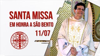 SANTA MISSA EM HONRA A SÃO BENTO AO VIVO | PADRE REGINALDO MANZOTTI | 11/07/2022