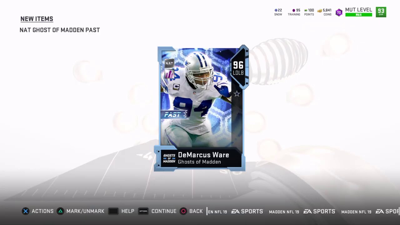 Ghost Of Madden Past