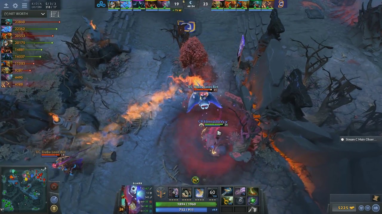 TOP dota2ti_3 MOMENTS 2017 [EN] Cloud9 vs Execration - The International 2017 Group Stage