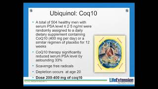 Dave Walker, MD talks about controlling Prostate Cancer with Nutrients Part II
