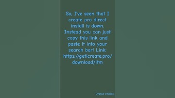 How to fix I create pro direct install. #fix #icreatepro