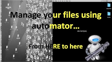 How to easily Organize Files on Mac using Automator 2017