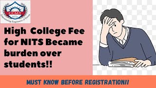 ALL NITS FEE STRUCTURE 2024-2025 || HOSTEL FEE ll TUTION FEE ll MESS FEE #ccmt2024