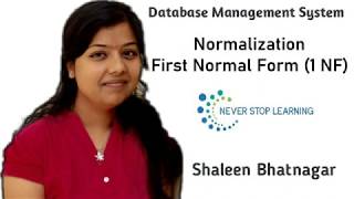 Normalization | First Normal Form (1NF)
