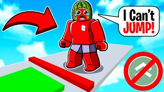NO JUMPING OBBY in Roblox