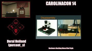 Hardware Hacking Ginsu Chef Style (by Deral Heiland (percent_x))