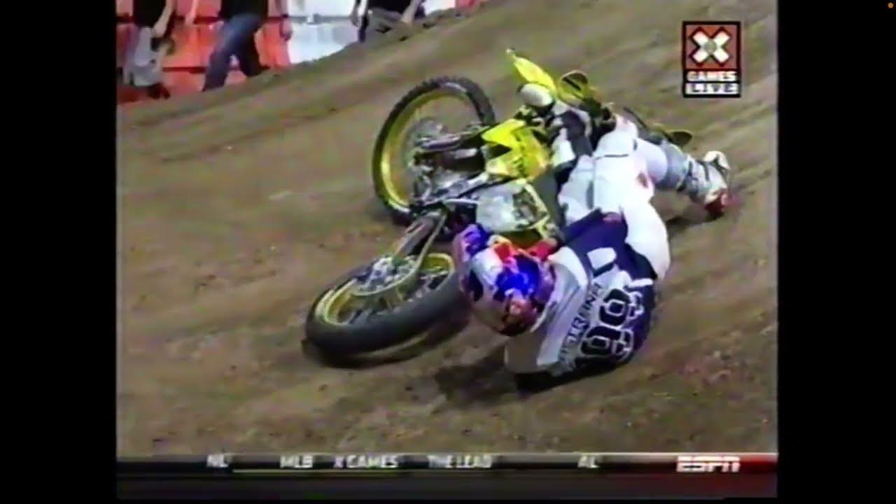 Travis Pastrana Crash Replays 2009 X Games Best Trick YouTube