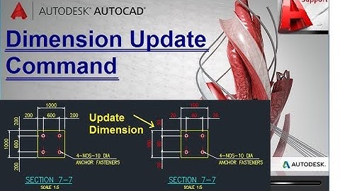 Dimension Update command in AutoCad Hindi/Urdu