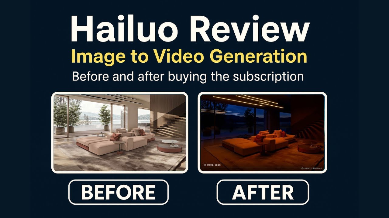Hailuo Review : Before & After Subscription - Image to Video Generation 