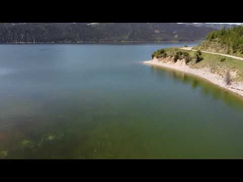 Drone 4K - Palisades Reservoir - Blowout Campgroun by John Brian