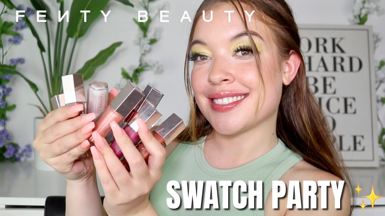 Fenty Beauty Fenty Glow (Universal) Gloss Bomb Lip Luminizer Review &  Swatches