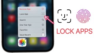 How to LOCK APPS on iPhone! (with Face ID & Passcode) screenshot 4