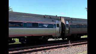 The Empire Service 281 just passed under the Oakland Rd. bridge in Weedsport, NY. May 28, 2026.