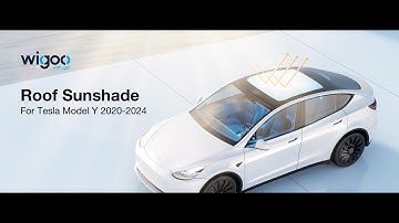 Wigoo Upgrade Tesla Model Y Sunshade Roof