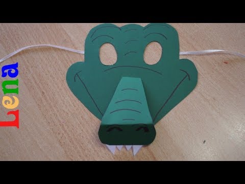 Video: How To Make A Crocodile Mask