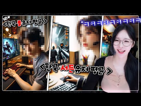 [ENG] ChatGPT가 그린 게임별 한국인 평균ㅋㅋㅋㅋㅋ