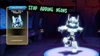 Angry birds transformers S2 E8: Neon Ultra Magnus unlocked! screenshot 4