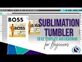 20oz Skinny Sublimation Tumbler Template and Basic Designing Tips for Beginners