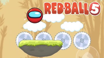 Red Ball 5 Gameplay Part 9 - Level 141 to Level 160 | Mobile GTV