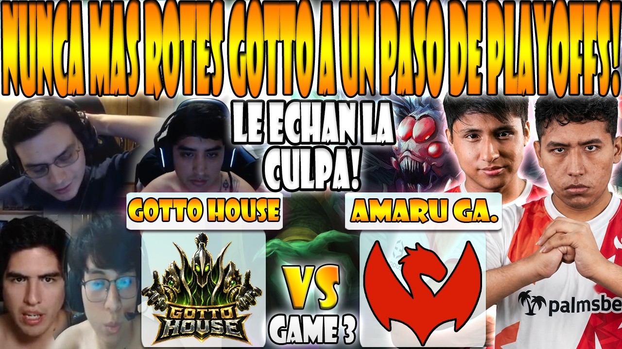 🤬 NUNCA MAS ROTES MATTHEW GOTTO HOUSE vs AMARU GAMING BO3[GAME 3]PAKAZS vs PANDA-CHOCO CUP 2026🔥