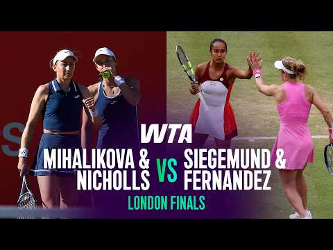 Mihalikova/Nicholls vs. Siegemund/Fernandez | 2026 London Doubles Final | WTA Match Highlights

Watch the Match Highlights from Tereza Mihalikova and Olivia Nicholls vs. Laura Siegemund and Leylah Fernandez from the doubles finals at the HSBC Championships in London.

#MihalikovaNicholls #SiegemundFernandez #2026 #London #Doubles