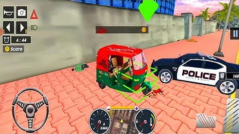 tuk tuk auto rickshaw driving simulator 3d - city auto rickshaw game - android gameplay