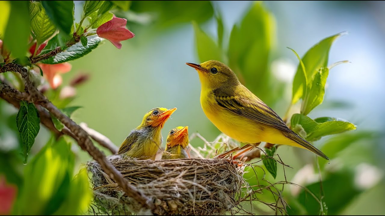 🌼 Soft Relaxing Piano with Bird Sounds | Peaceful Nature Ambience for Healing and Sleep