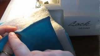 serge square corners and END your surging How to