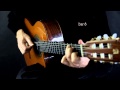 How to play- SILENT NIGHT (Christmas carol) - a simple guitar arrangement