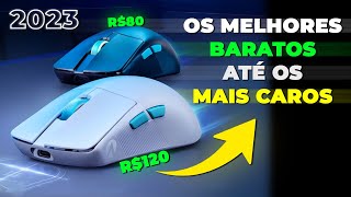 MELHORES MOUSES GAMER CUSTO BENEFÍCIO BARATOS PARA COMPRAR NO BRASIL EM 2023 (Sensor TOP e Leve)