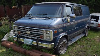 Starting Chevrolet Chevy Van G20 Beauville After 1 Year (OM603) (1080p)