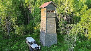 ОГРОМНАЯ ТАЁЖНАЯ ИЗБА! ЖИВУ НА 4 ЭТАЖЕ В ЛЕСУ! ТАЙГА КОРМИТ! ВЫВОЖУ ТОННЫ МЕТАЛЛА!