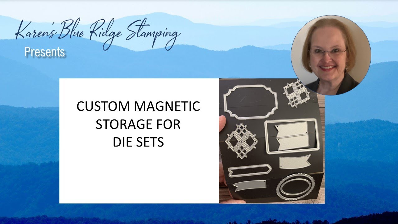 Magnetic Sheets For Dies - AMAZING Craft Room Organization Tip